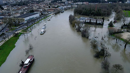 Drone innondation charente_4K